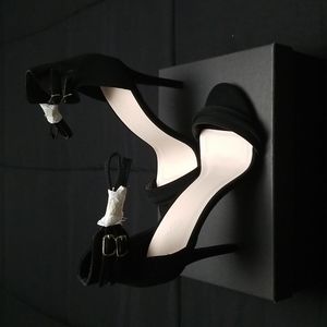 Charlotte Russe Ankle Strap Sandals, 9M, Black